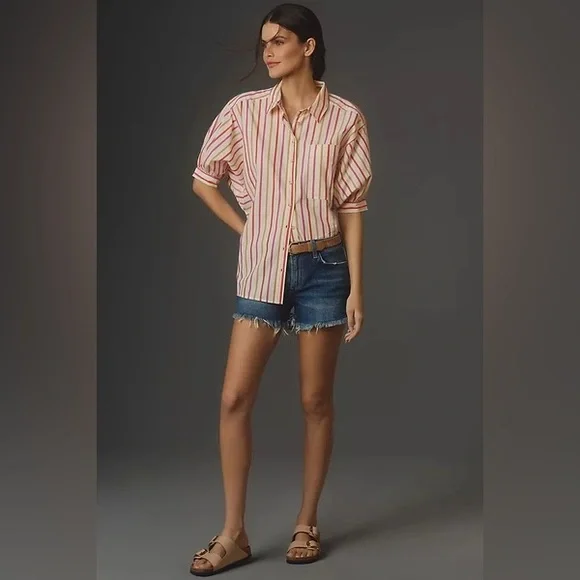 Pilcro Painter Buttondown Shirt - 2X - Picture 4 of 10